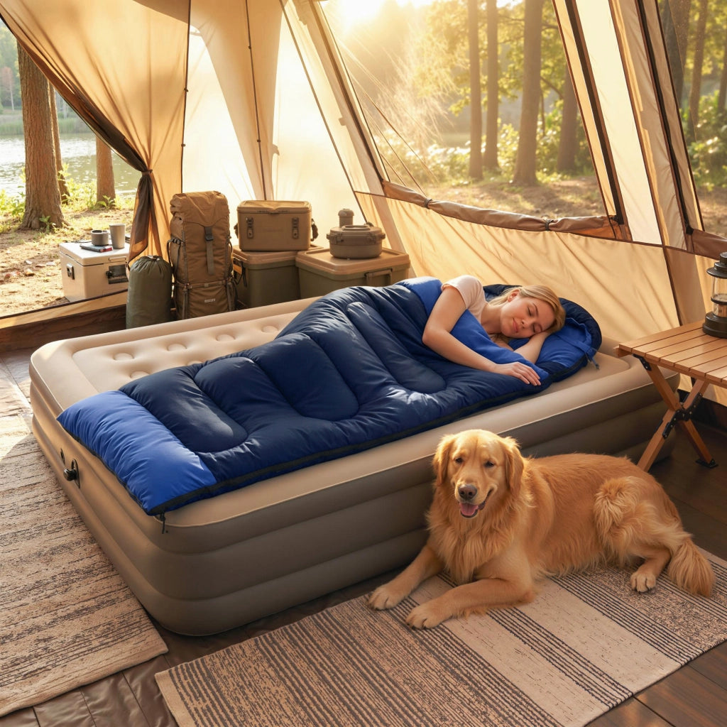 Sacco a pelo per adulti ¨C zephmum ¨C blu navy