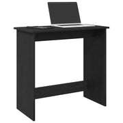 vidaXL Scrivania Nera 80x40x75 cm in Legno Multistrato