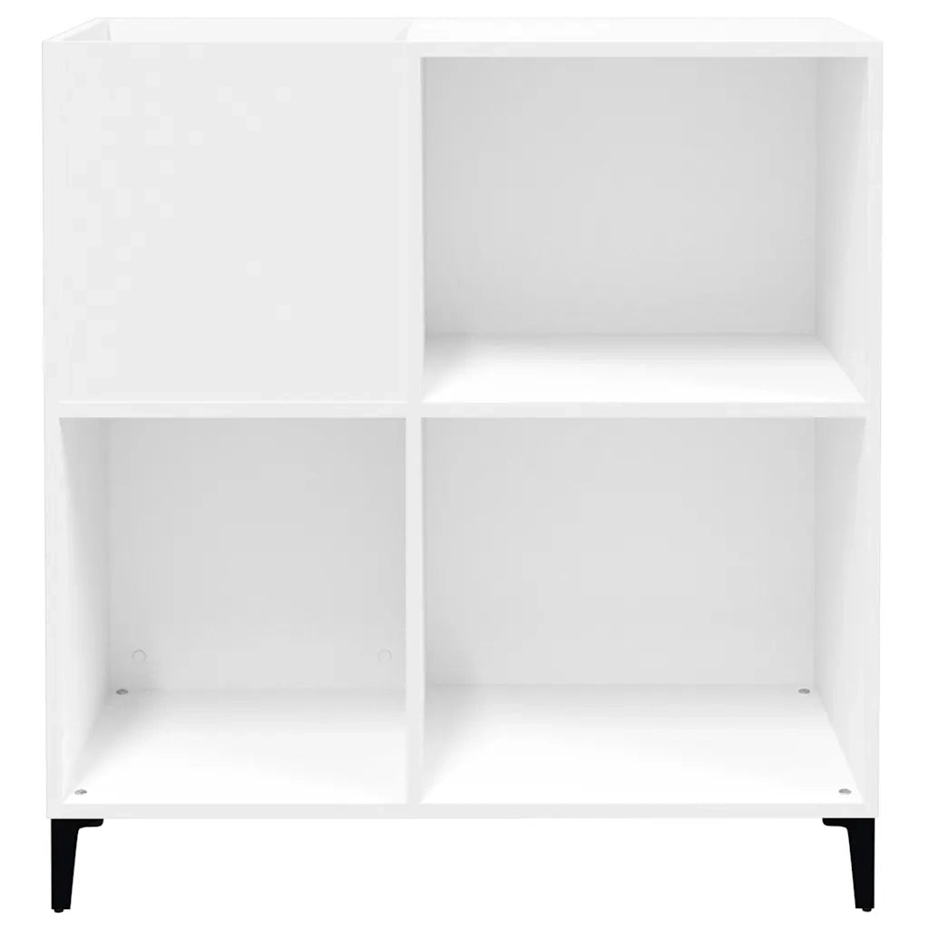 Mobile Porta Dischi Bianco 84,5x38x89 cm in Legno Multistrato CFW2471552