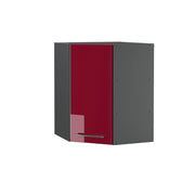 Mobile angolare da cucina Fame-Line Bordeaux lucido/Antracite 57 cm Vicco