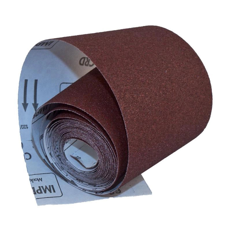 CARTA ABRASIVA 'CRD' MT 5 Grana 220 - rotolo mm 115x5 mt - IMPERIAL ABRASIVI