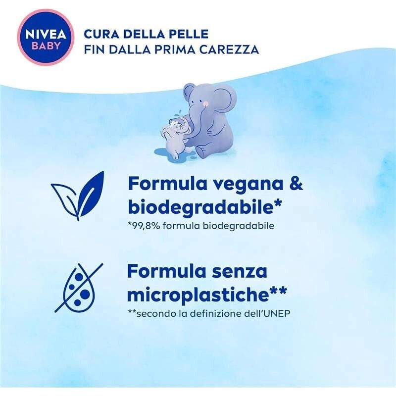 NIVEA BABY DETERGENTE SOFFICI BOLLE BAGNETTO PER BAMBINI DELICATO CON ESTRATTI DI FIORI DI TIGLIO E CAMOMILLA 450 ML