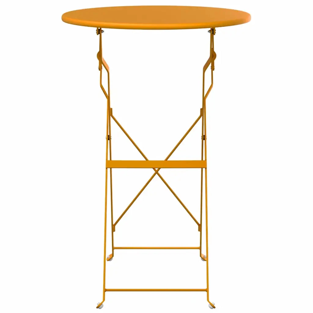 Tavolino da Giardino | Tavolo da bistrot Senape ? 50 x 71 cm
