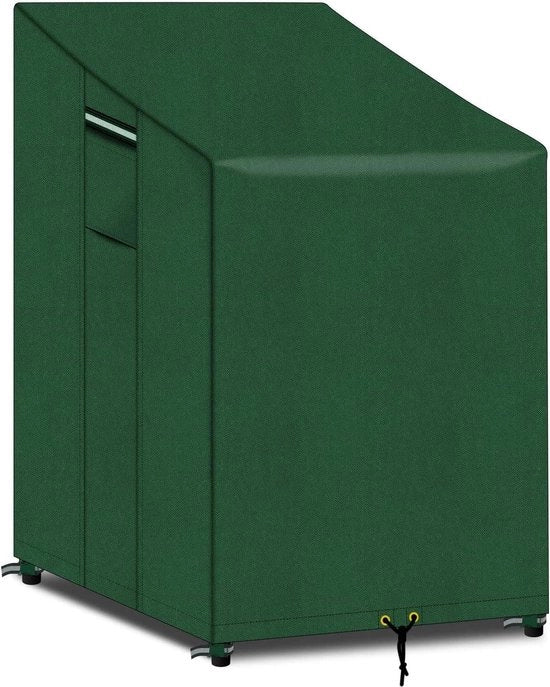Copertura per Sedile per Giardino 600D Oxford Tessuto Impermeabile per Sedili - Verde - Dimensioni 65x65x120/80cm