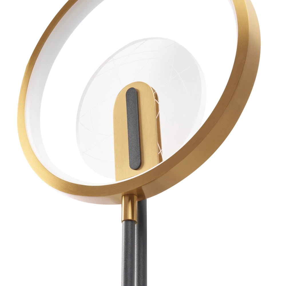 Lampada da parete a LED Oro Silicone Nero Base Metallica Luce Bagno Soggiorno Design Moderno