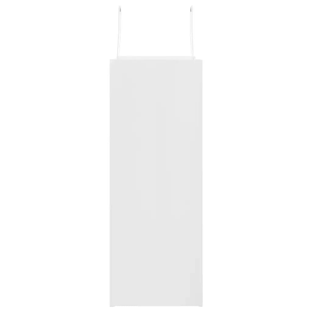 vidaXL Sacchetti di Carta 50 pz con Manici Bianchi 32x17x44 cm