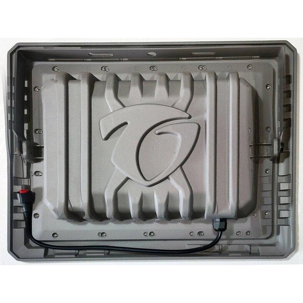 Trade Shop - Faro 400 Watt Con Pannello Solare Luce Forte Telecomando Batteria Lunga Durata -