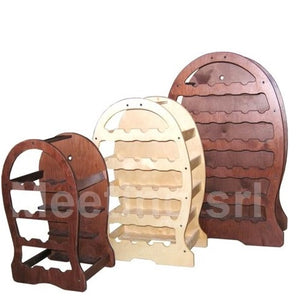 Cantinetta Portabottiglie di vino in Legno di betulla forma di botte 23 posti