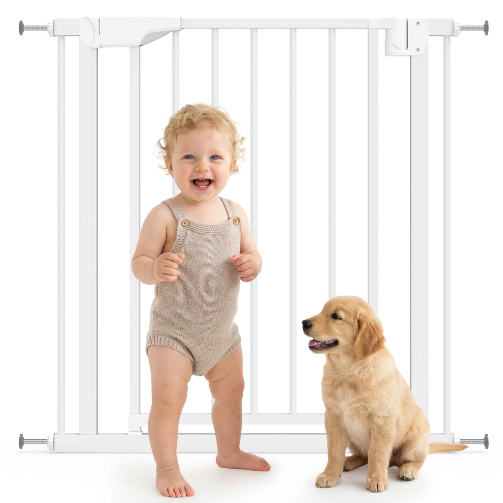 Cancellino di Sicurezza per Bambini e Animali ¨C zephmum ¨C Bianco 76x81 cm