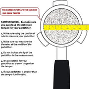 Tamper per portafiltro 58,5 mm, accessori per macchine da caffè