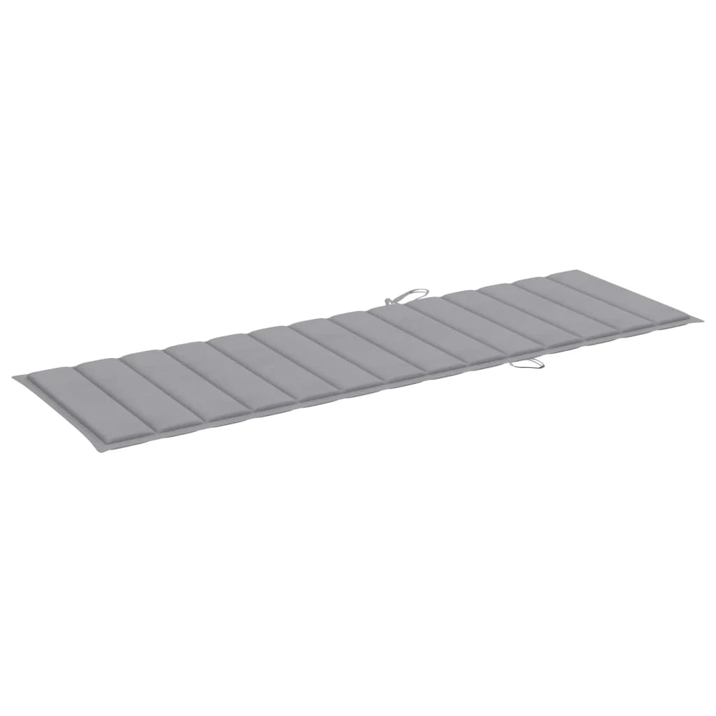 Lettino prendisole sedia a sdraio lettino prendisole letto da giardino mobili da esterno per patio con cuscino legno massello di acacia 02_0012371