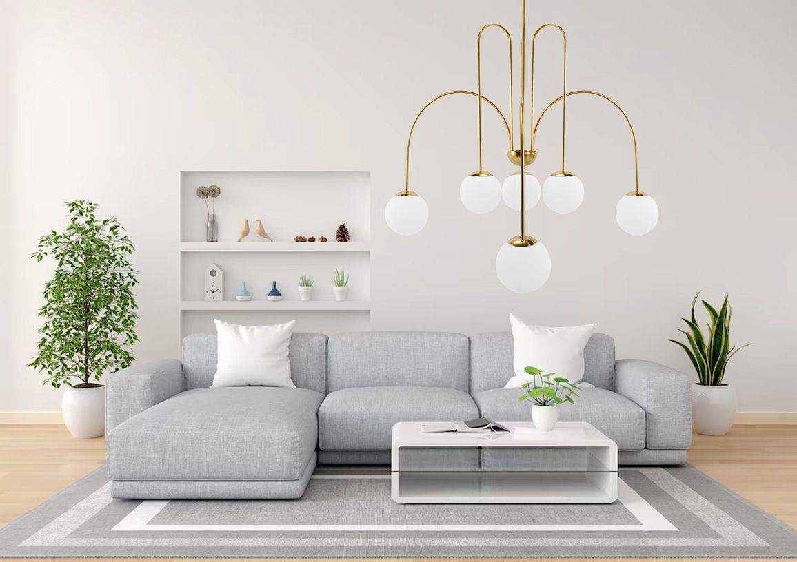 Lampada Da Soffitto Gold APP1584-6CP