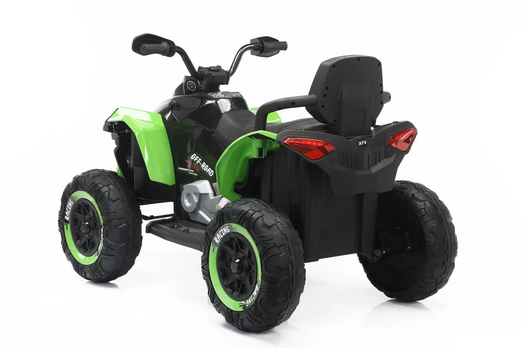 Quad Elettrico per Bambini ATV Safari Gold 24V fino a 60 kg con Telecomando Verde