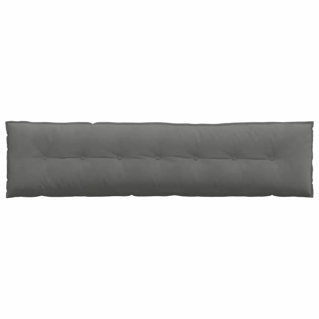 Cuscino per Schiena Grigio scuro 200 x 50 cm