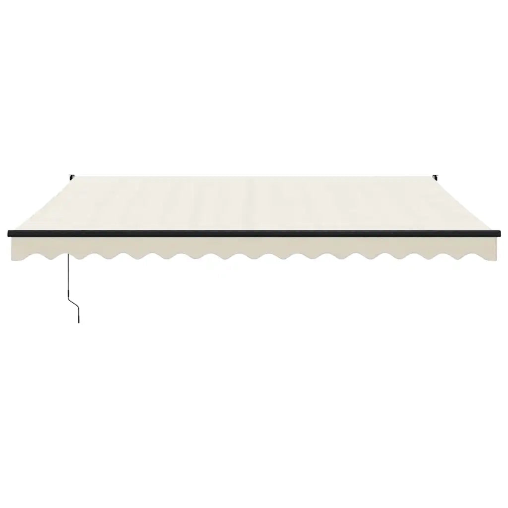 Tenda da Sole Retrattile Crema 4x3 m in Tessuto e Alluminio 3154453