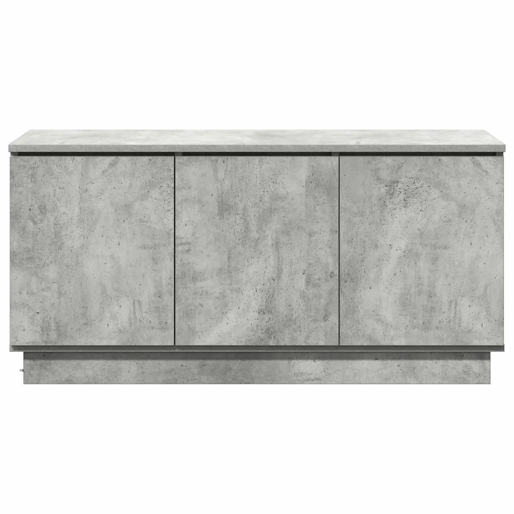 Mobile TV Grigio cemento 100 x 38 x 49 cm Legno multistrato 869669