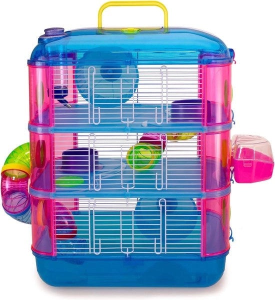 Casa per Hamster con Giocattoli per Hamster - Recinzione per Topi - Casa per Hamster - Abitazione per Hamster - Recinzione per Roditori - Recinzione per Roditori