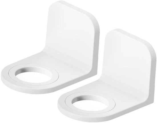 Supporto per asciugamano - Ossigeno e idrorepellente - Formato compatto - Supporto per gel doccia - Adatto per la stanza da bagno - 2 pezzi