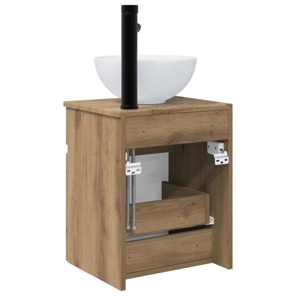 Mobile lavabo da parete Rovere Artigianale 39 x 35 x 63 cm 890551