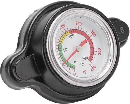 Termometro a Raggio 1,8 Bar - Misuratore di Temperatura - Sostituzione per CR250R - Alta Pressione - Alluminio - Misurazioni Precise 0-200°C - Raffreddatore