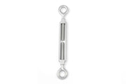 Tenditore Zincato Due Occhielli Diametro 5 Mm Set 5 Pezzi - Masidef