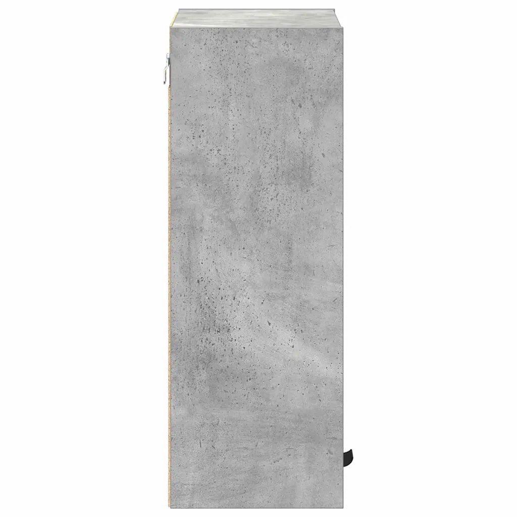 Mobile da Bagno con porta Grigio cemento 39 x 23,5 x 65 cm 883387