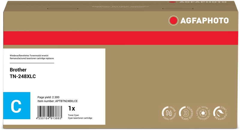 ORIGINAL Agfa Photo toner ciano APTBTN248XLCE ~2300 Seiten