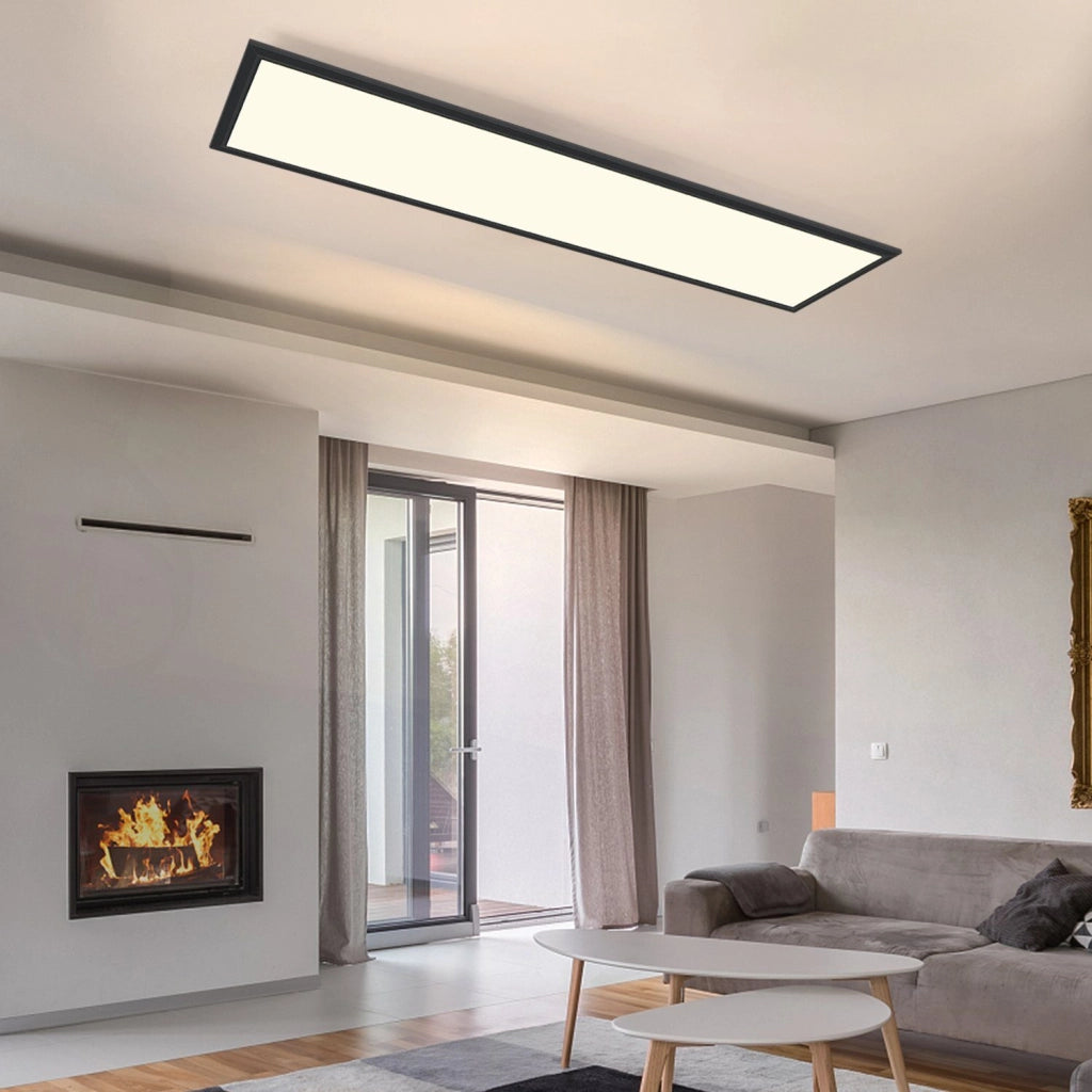 ZMH Lampada da soffitto plafoniera LED piatta dimmerabile telecomando timer 42W