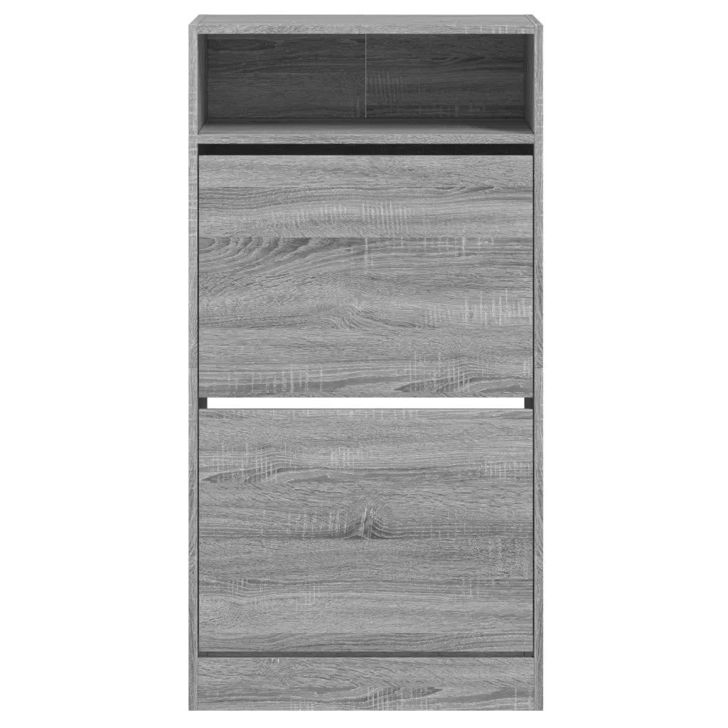 Scarpiera | Mobile per scarpe Grigio Sonoma 60x34x116 cm in Legno Multistrato