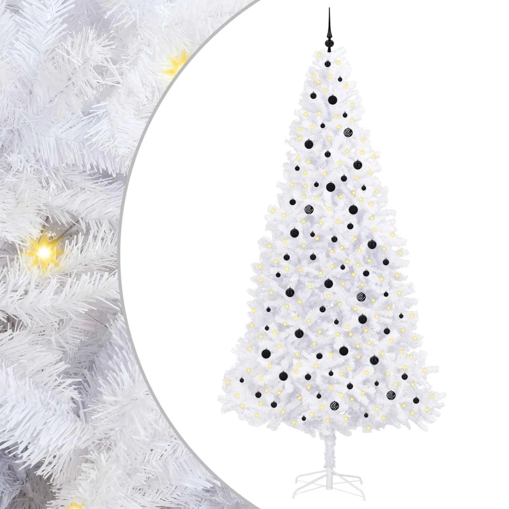 Albero di Natale artificiale Bianco 300 cm PVC e Acciaio 3426559