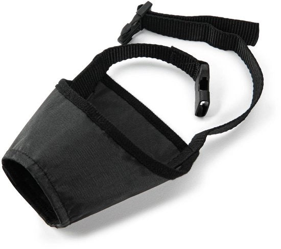 Mulkorf per cani - 2-pack - Mulkorf anti-bite - Blocca abbaio - Respiro adattabile - Bevande acqua - Idoneo per cani piccoli, medi e grandi - Nero - M