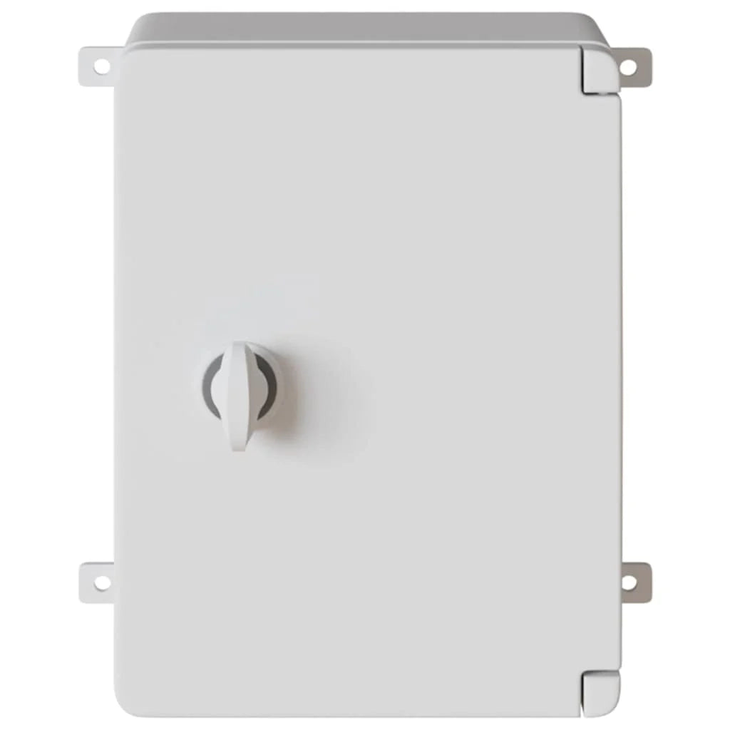 Moderno armadio elettrico dal design pulito 47 x 20 x 60 cm in plastica ABS grigia 02_0058191