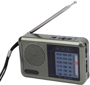 Radio Hi-Fi Portatile - AM/FM Ricezione Completa - Batteria Ricaricabile via USB - Progettata per un Utilizzo Compatto - Ideale per Camping