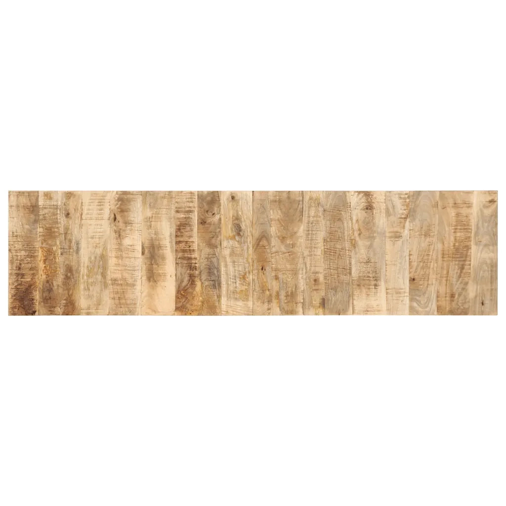 Testiera 200 cm in Legno Massello di Mango Grezzo