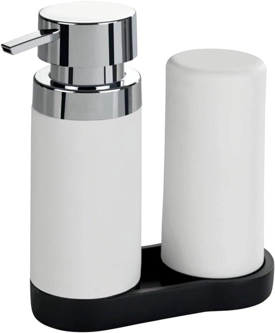 Stazione di drenaggio per doccioni - sapone per doccioni - ideale per cucina e bagno - 1 pezzo - bianco