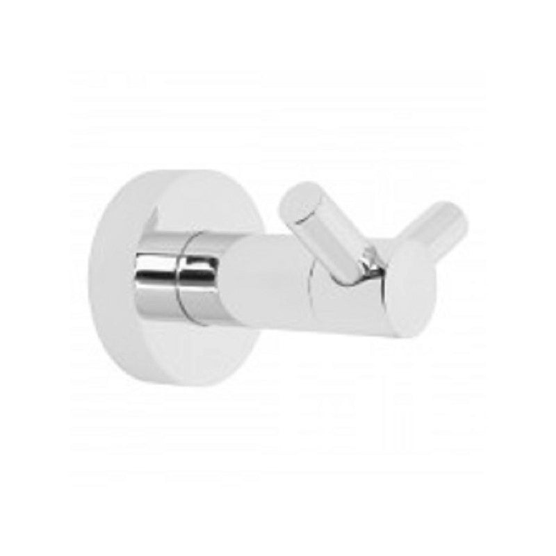 Appendiabiti doppio NEO in acciaio inox 5,5x5,5x6cm