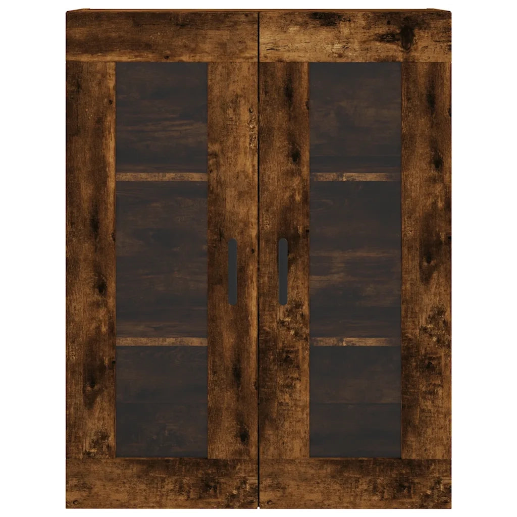 Credenza Rovere Fumo  69,5x34x180 cm in Legno Multistrato 3198542