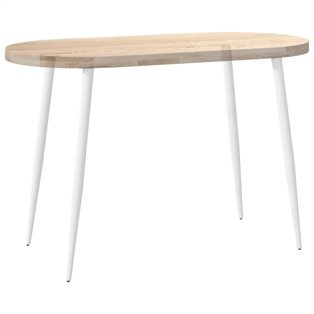 vidaXL Gambe per Tavolo Consolle Forma Conica 4 pz Bianche 72-73 cm Acciaio