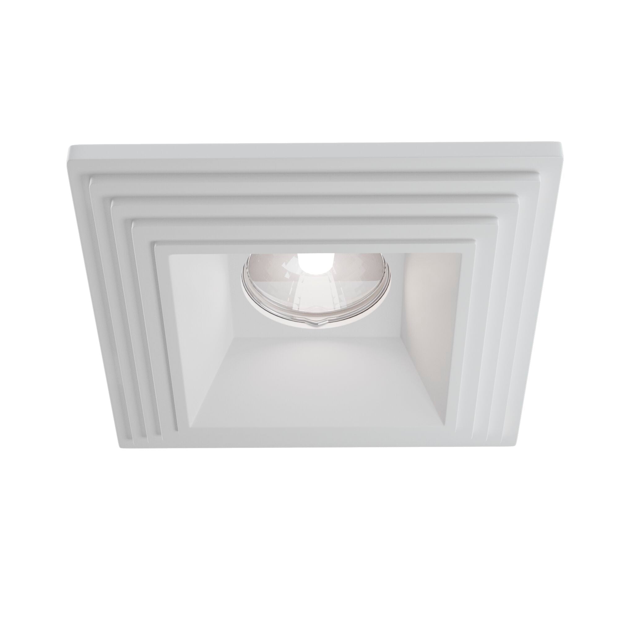 Faretto da incasso Downlight in Gesso Gyps Modern Bianco