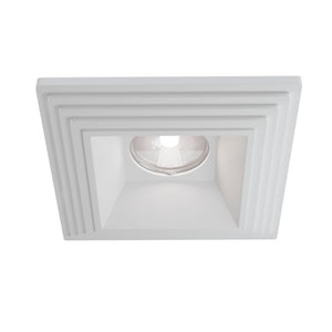 Faretto da incasso Downlight in Gesso Gyps Modern Bianco