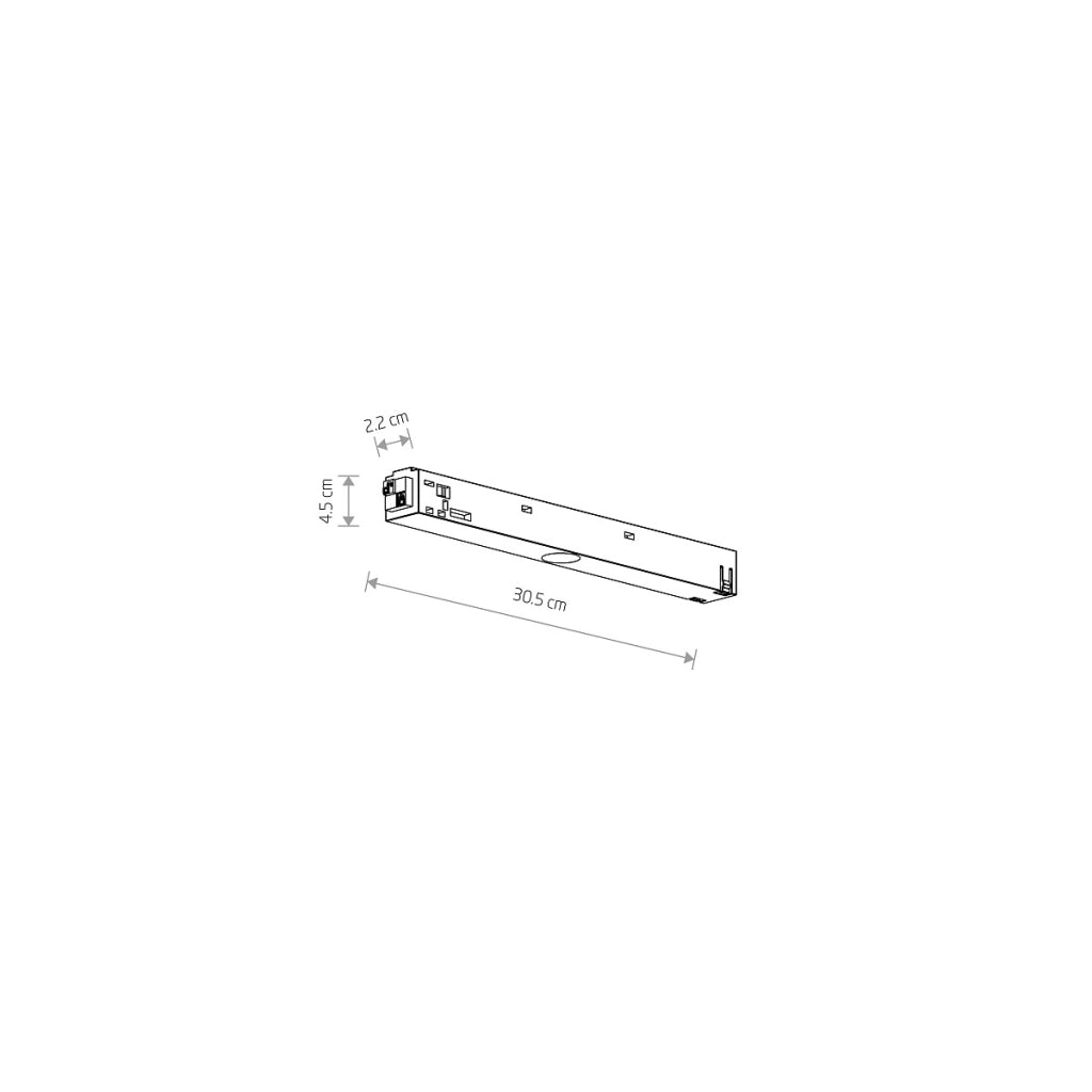 Alimentatore binario magnetico LVM nero 150W Nowodvorski