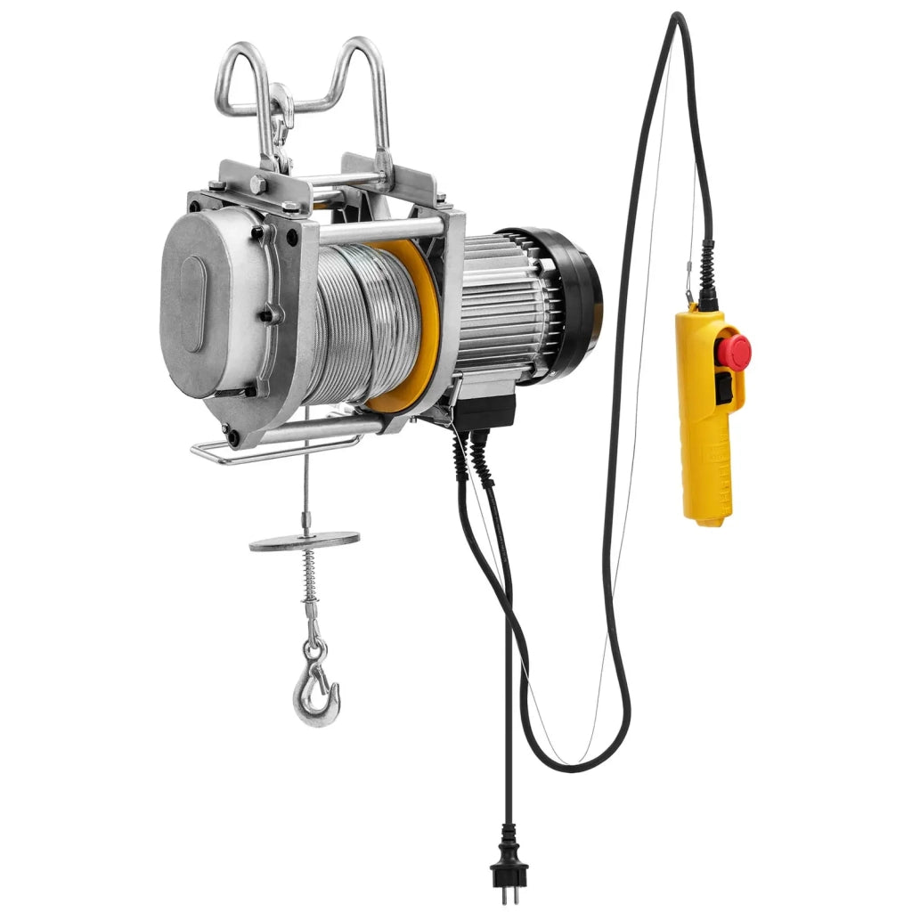 Verricello elettrico 1300 watt 250 kg 60 m alluminio acciaio grigio 14_0010146