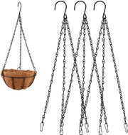 Set di 3 catene per appendere con ganci, catene metalliche regolabili per appendiabiti, appendi piante, gabbie per uccelli, lampioni - catena per appendere sostitutiva per l'aggraziato appeso di vasi di fiori