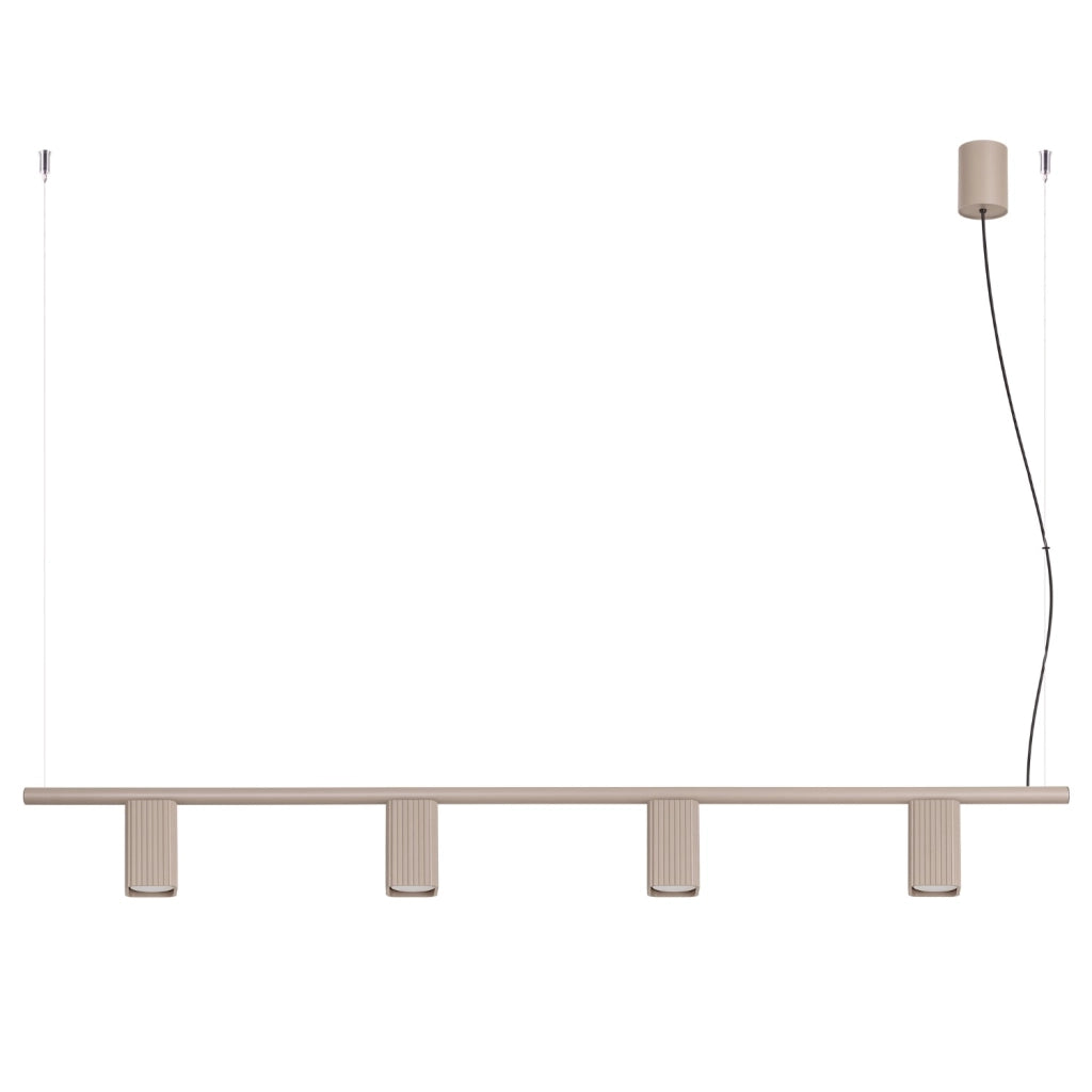 Lampadario RAYO 4 tortora