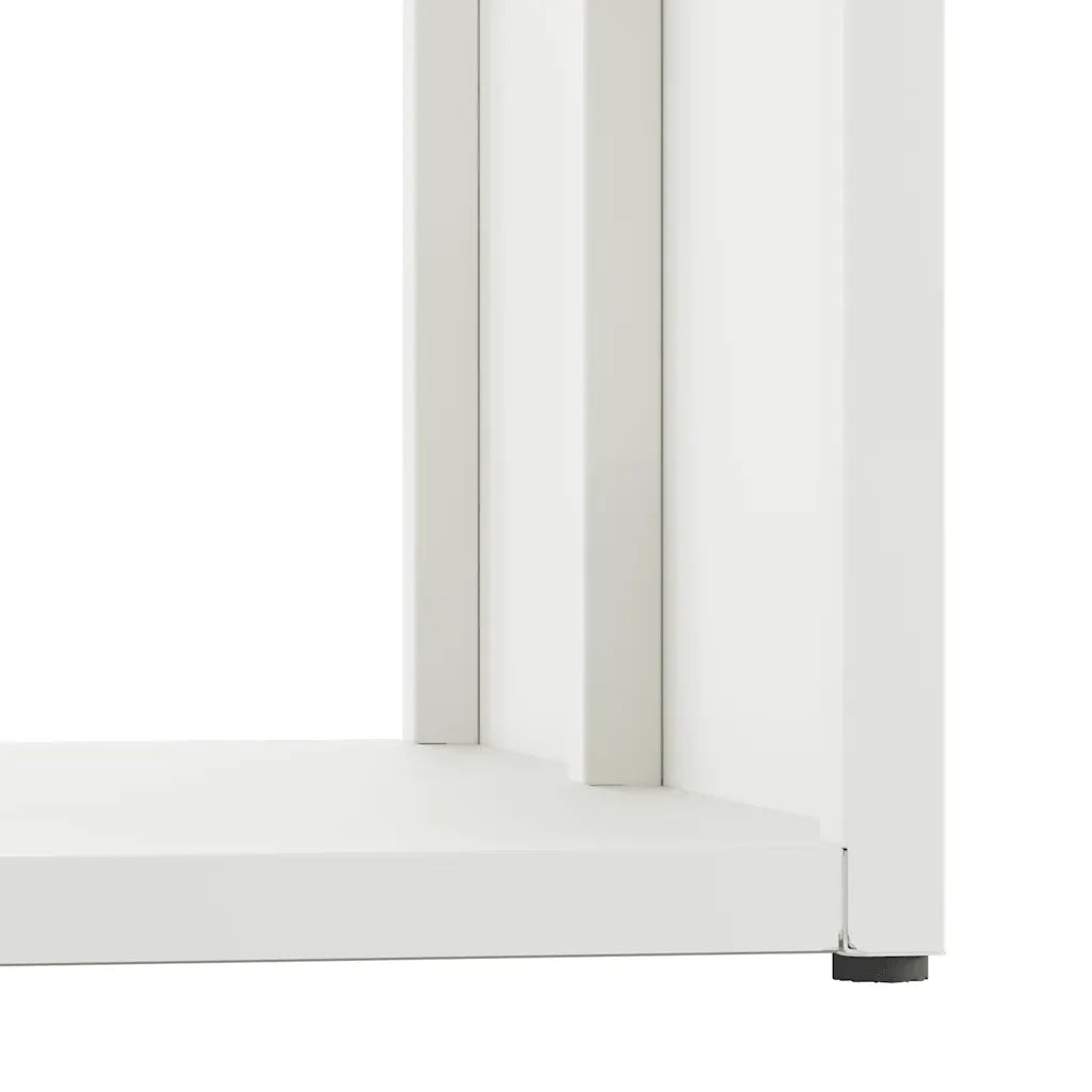 Rastrelliera per Legna da Ardere Bianca 40x40x40 cm CFW8177166