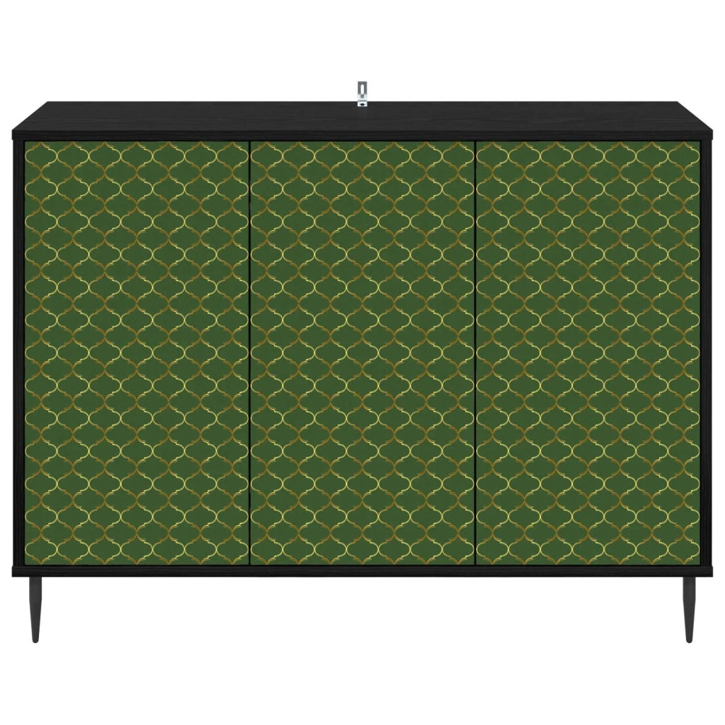 Credenza GELEEN Rovere Nero 102 x 33 x 76 cm 8006971
