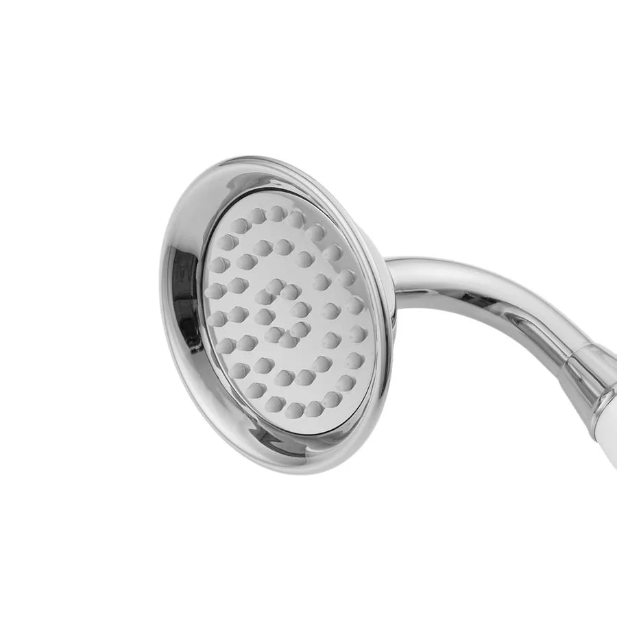 Soffione Doccia Vasca Stile Retrò Con Flessibile 1,8 m Supporto Muro 69041