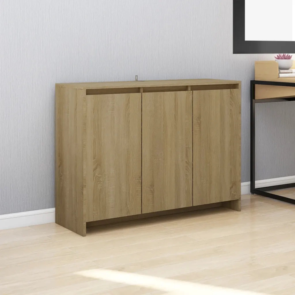 Credenza | Madia | Buffet da pranzo | Armadio da pranzo Rovere Sonoma 102x33x75 cm in Truciolato