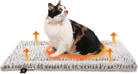 Decken autotermico per gatti e cani - senza corrente - 70 x 46 cm - deken di riscaldamento - deken lavabile - riscaldante invernale - animali domestici