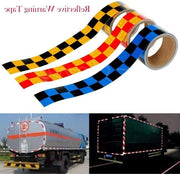 Tape di Riflessione 3M 50mm x 2 Rotoli, Alta Visibilità, Fluorescente, per Sicurezza Stradale e Trasporto
